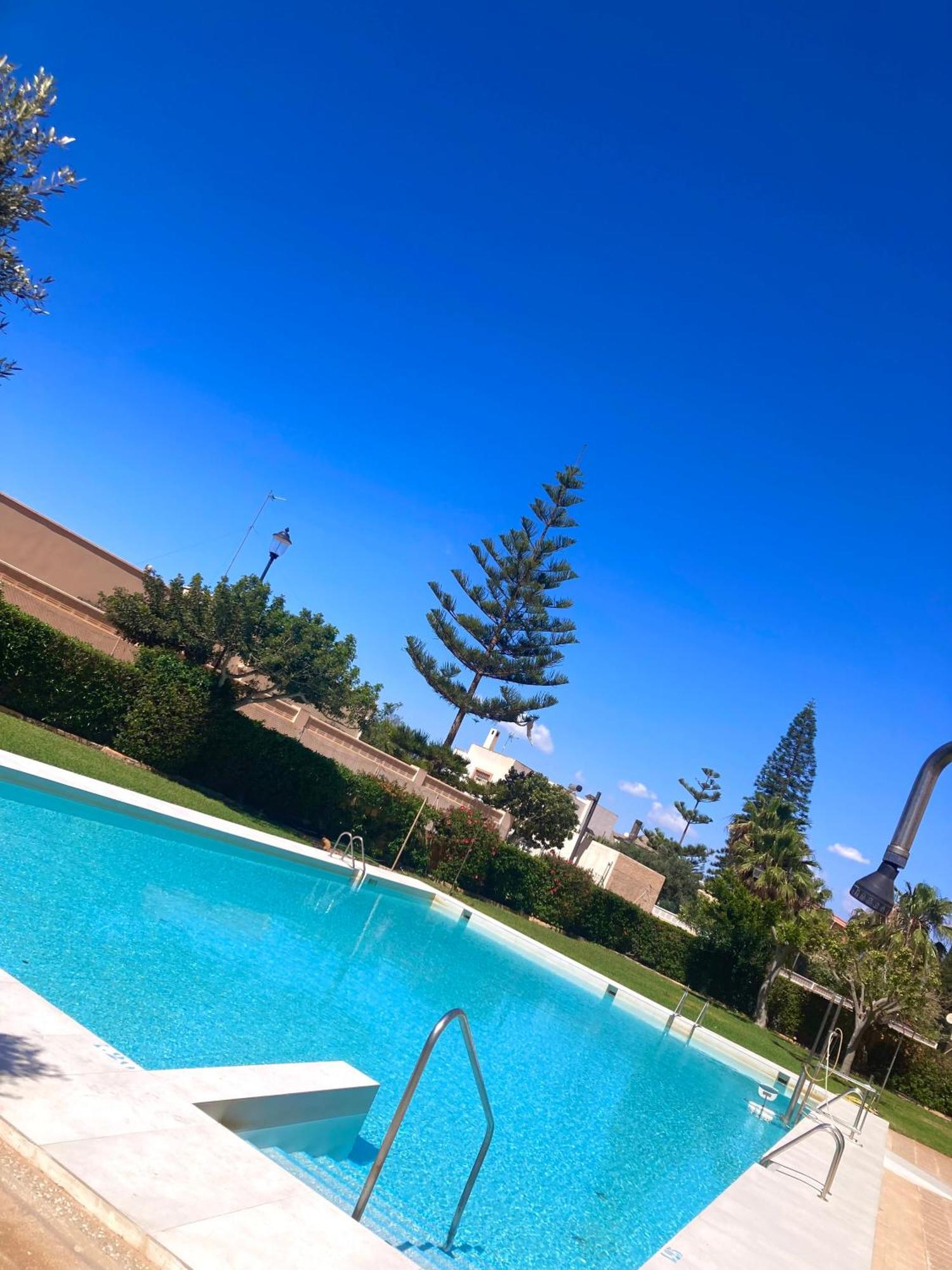 Vive La Playa A 5 Min Con Vistas-Piscina-Aire Acondicionado-Ventiladores De Techo-Wifi-Orientacion Sur Roquetas de Mar Exterior foto